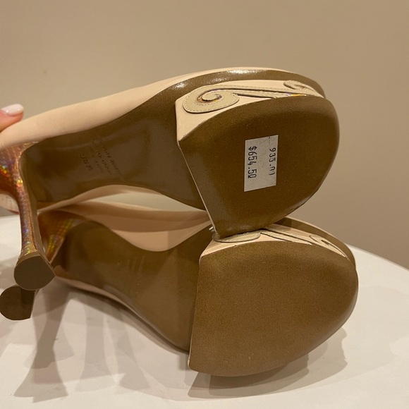 Nicholas Kirkwood Nude Platform Pumps Size 36.5 - Picture 4 of 4